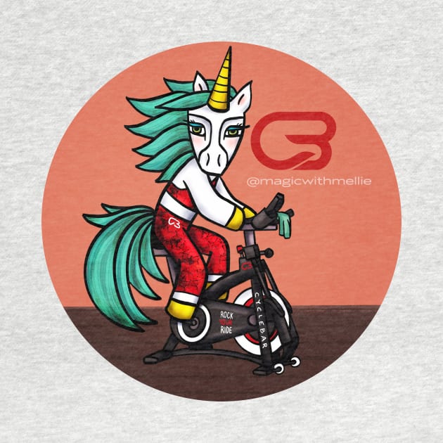 Sporticorn: Cyclebar Instructor Unicorn by mellierosetest